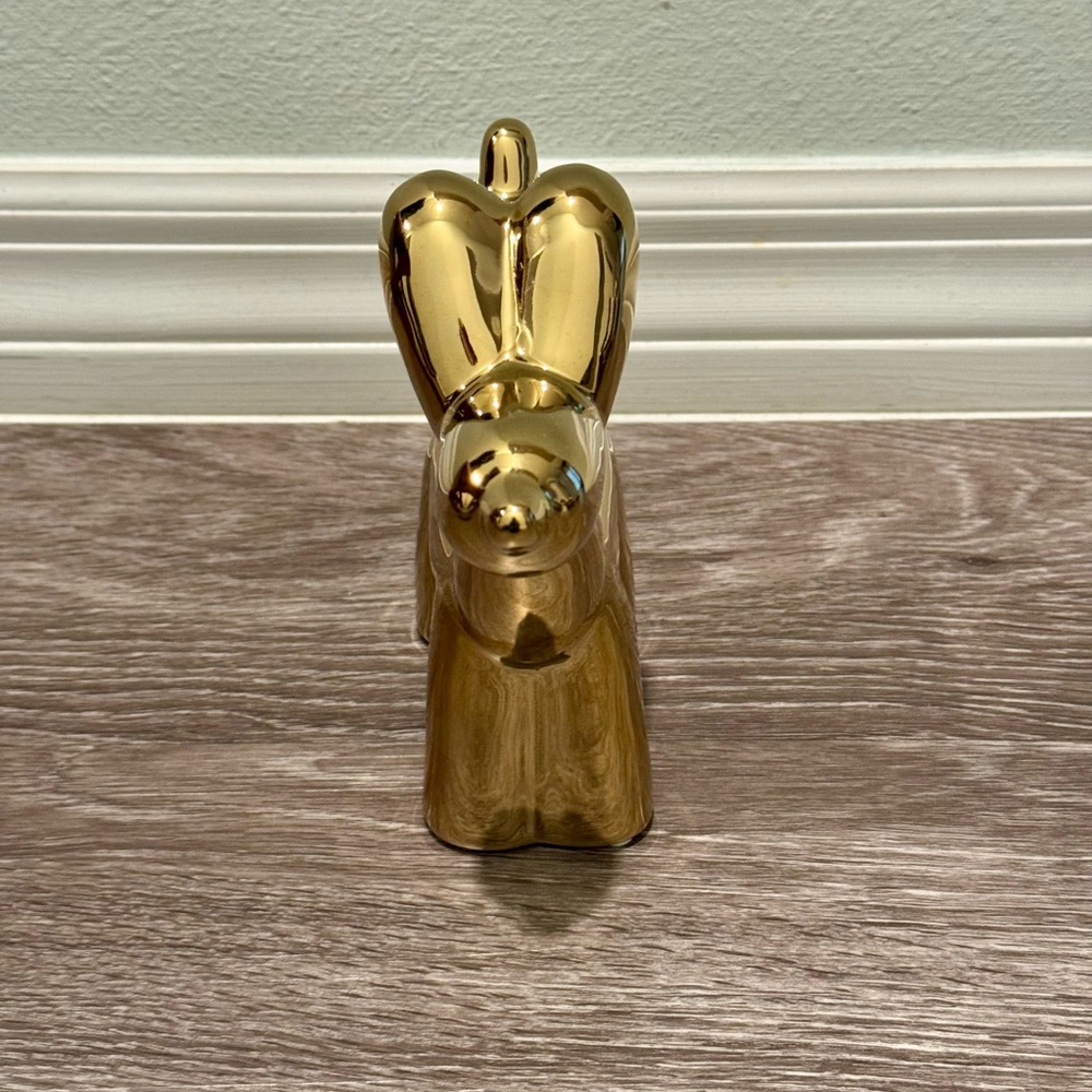 Three Hands Corp Gold Balloon Dog Desk/Shelf/Table Decoration NWT. - Picture 3 of 9